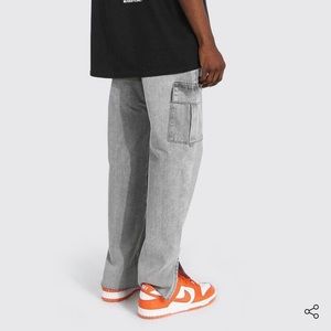 Denim cargo style pants size 36